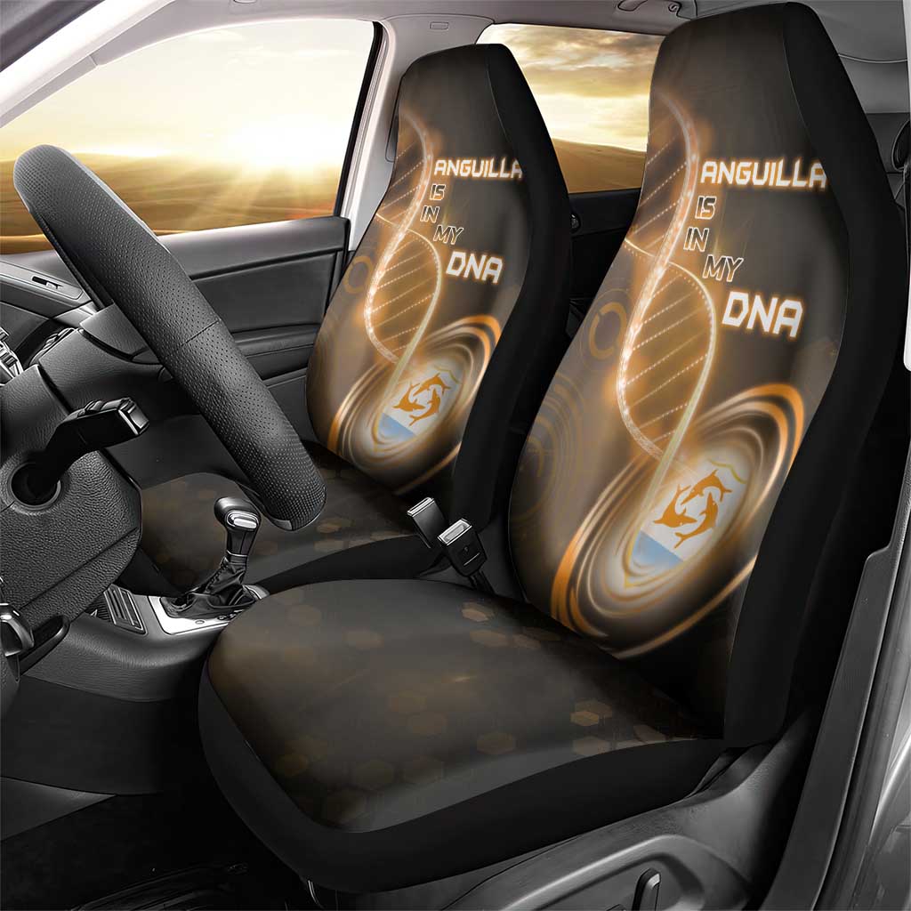Anguilla Is In My DNA Car Seat Cover - Wonder Print Shop