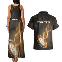 Personalized Anguilla Is In My DNA Couples Matching Tank Maxi Dress and Hawaiian Shirt - Wonder Print Shop
