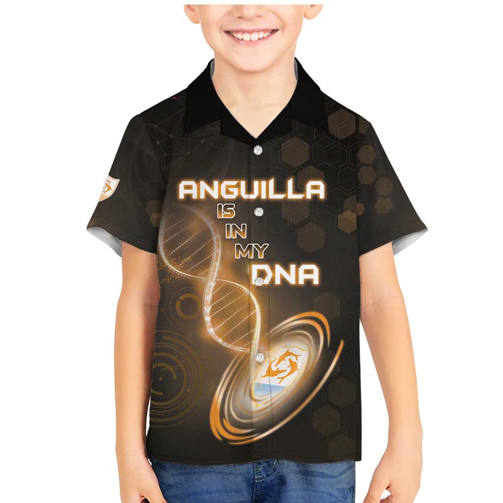 Personalized Anguilla Is In My DNA Family Matching Mermaid Dress and Hawaiian Shirt - Wonder Print Shop