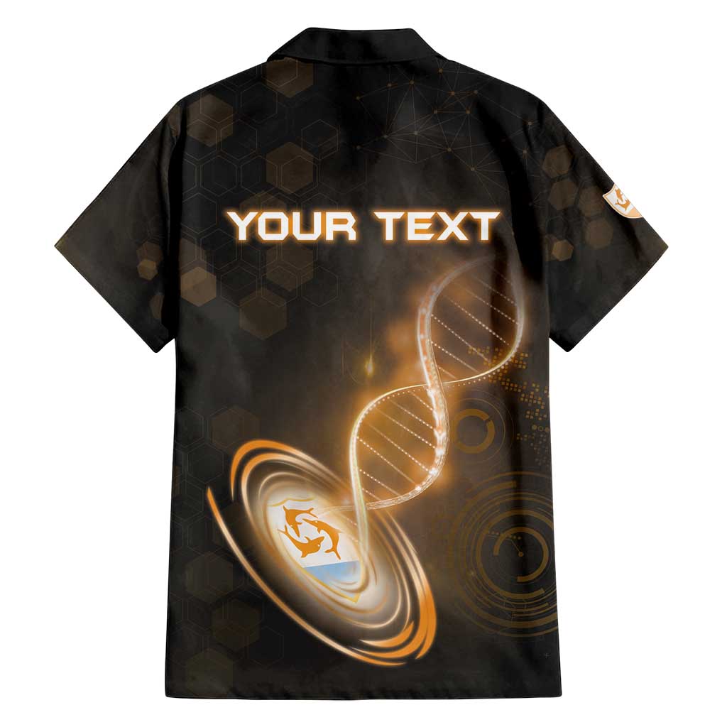 Personalized Anguilla Is In My DNA Family Matching Off Shoulder Maxi Dress and Hawaiian Shirt - Wonder Print Shop