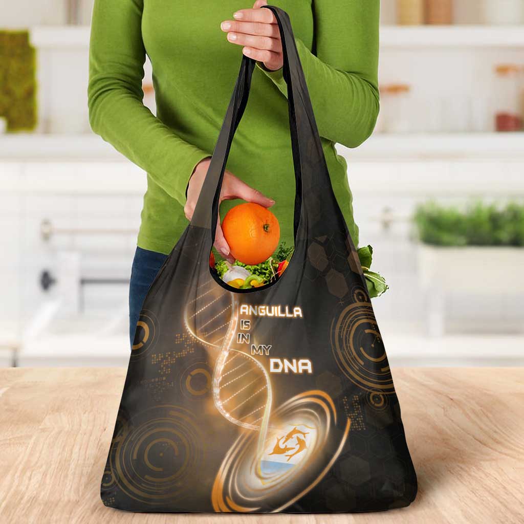 Anguilla Is In My DNA Grocery Bag - Wonder Print Shop