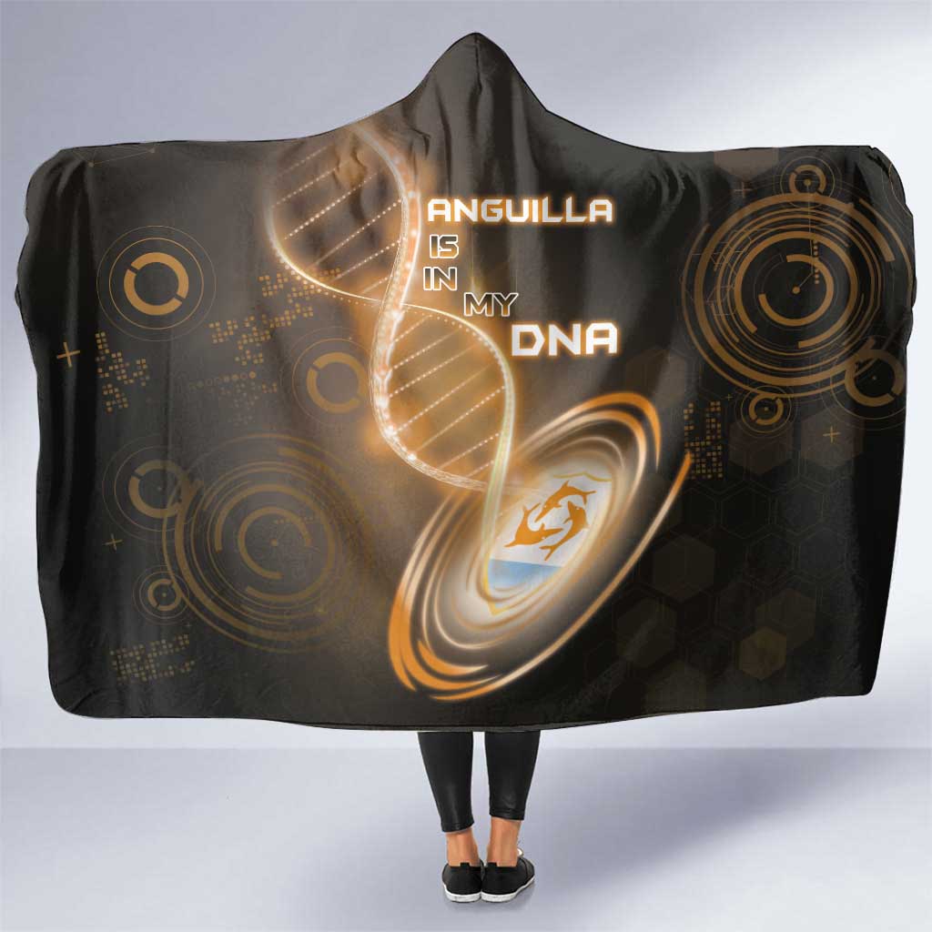 Anguilla Is In My DNA Hooded Blanket - Wonder Print Shop