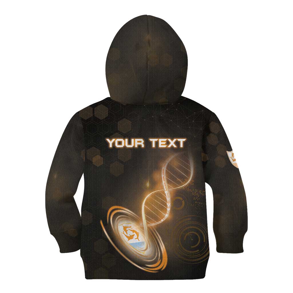 Personalized Anguilla Is In My DNA Kid Hoodie - Wonder Print Shop