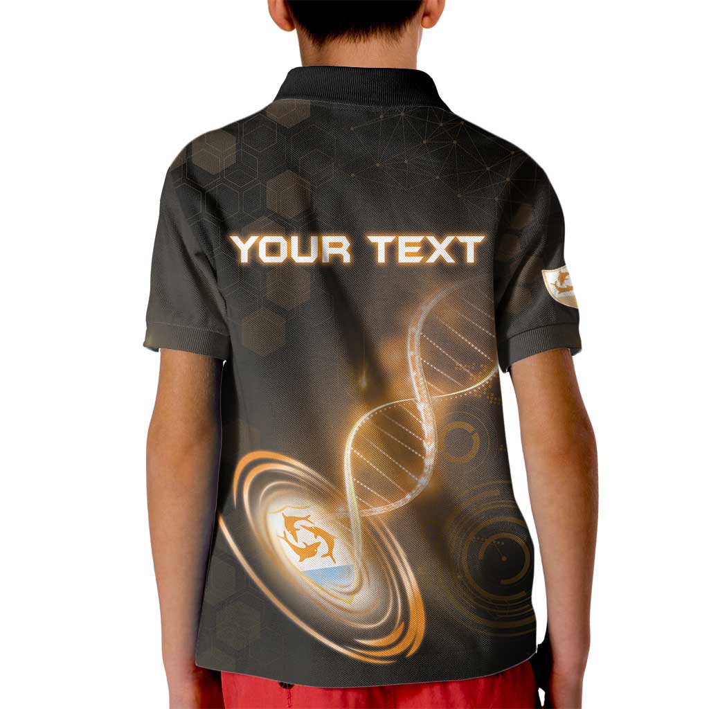 Personalized Anguilla Is In My DNA Kid Polo Shirt - Wonder Print Shop