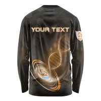 Personalized Anguilla Is In My DNA Long Sleeve Shirt - Wonder Print Shop