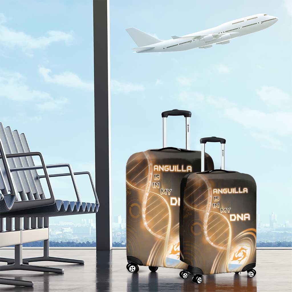 Anguilla Is In My DNA Luggage Cover - Wonder Print Shop