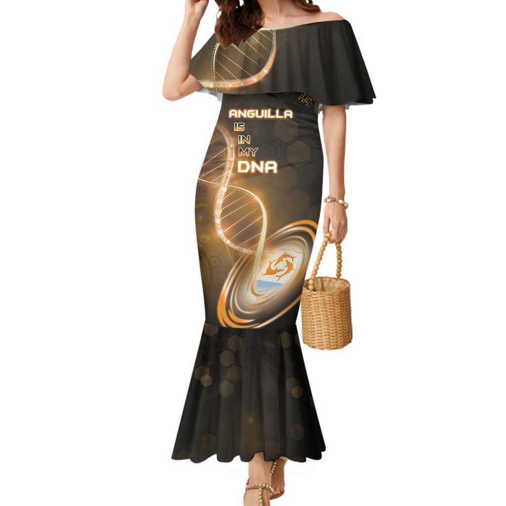 Personalized Anguilla Is In My DNA Mermaid Dress - Wonder Print Shop