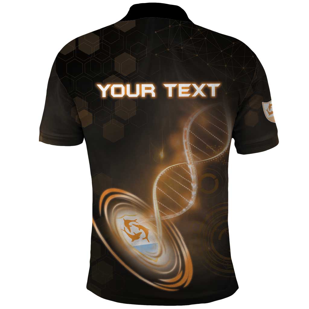 Personalized Anguilla Is In My DNA Polo Shirt - Wonder Print Shop