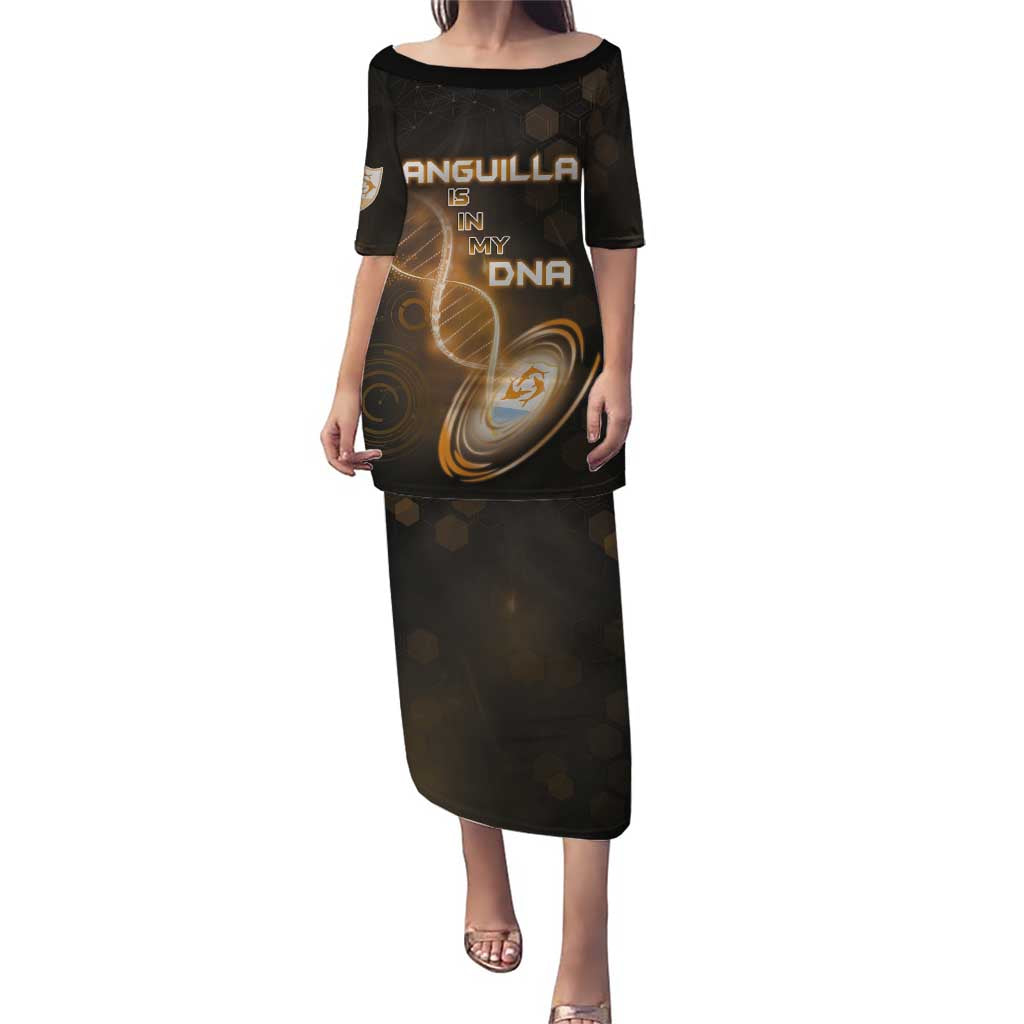 Personalized Anguilla Is In My DNA Puletasi - Wonder Print Shop