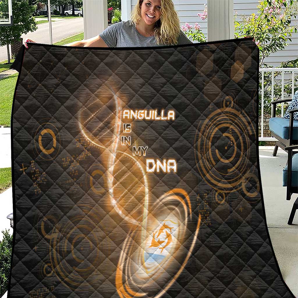 Anguilla Is In My DNA Quilt - Wonder Print Shop