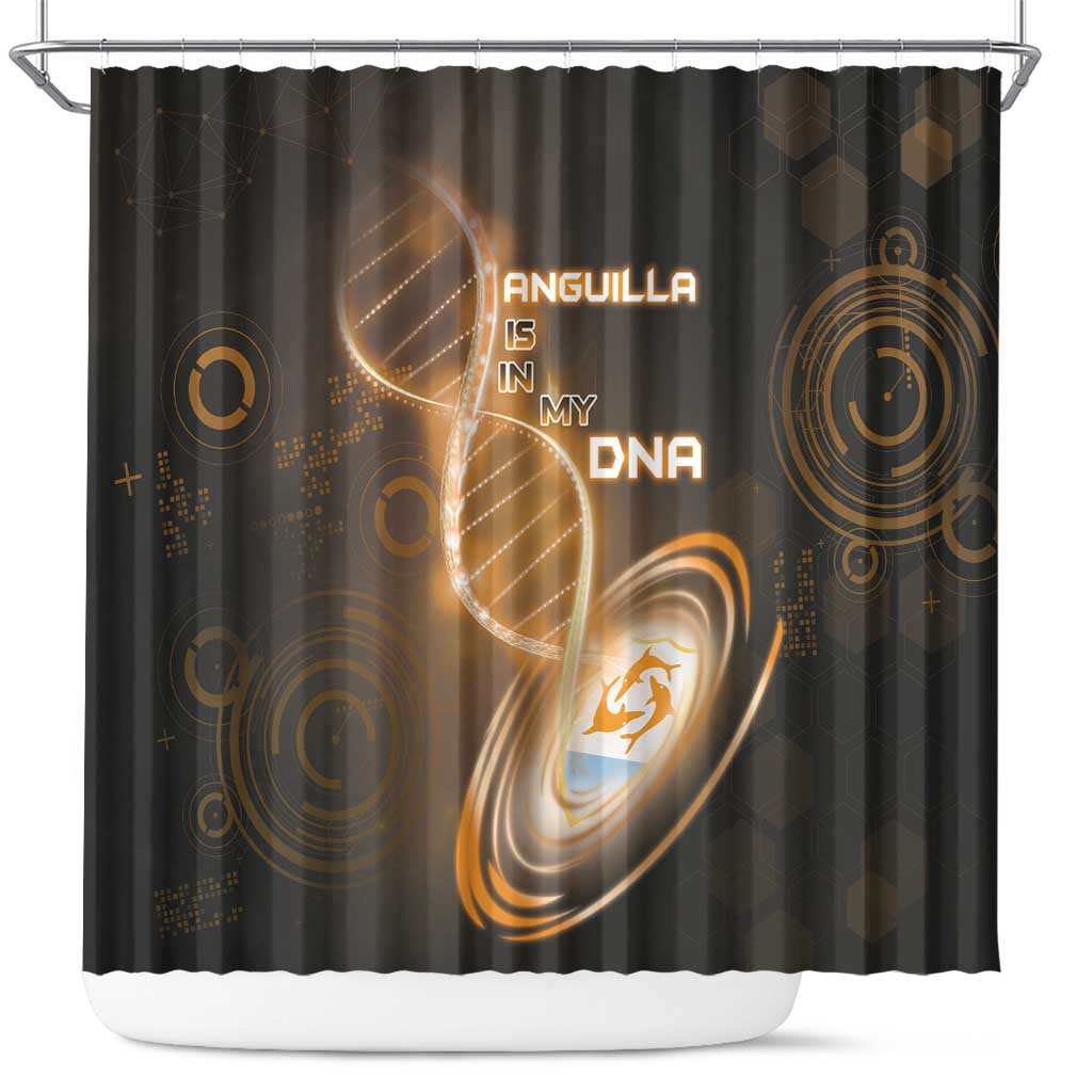 Anguilla Is In My DNA Shower Curtain - Wonder Print Shop