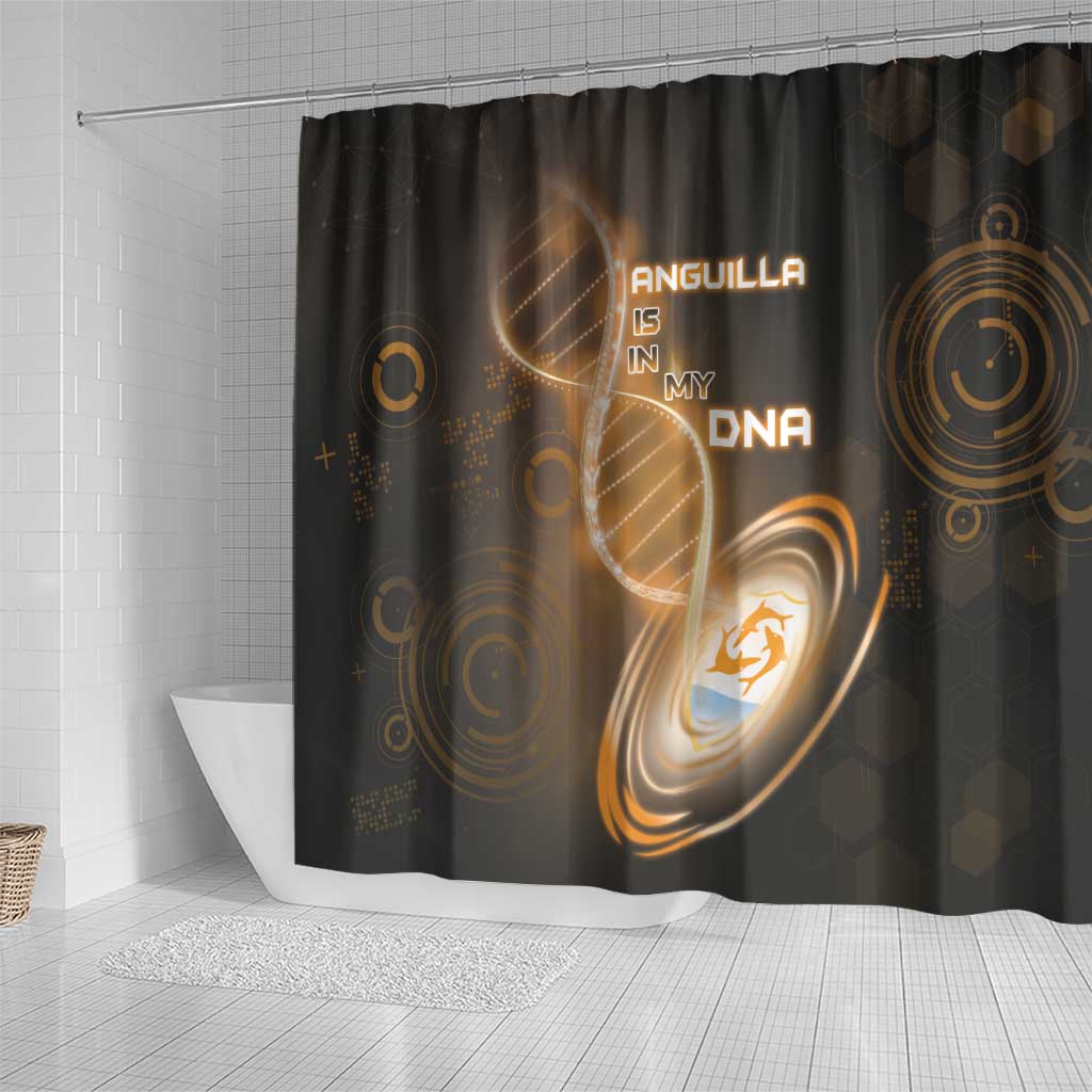 Anguilla Is In My DNA Shower Curtain - Wonder Print Shop