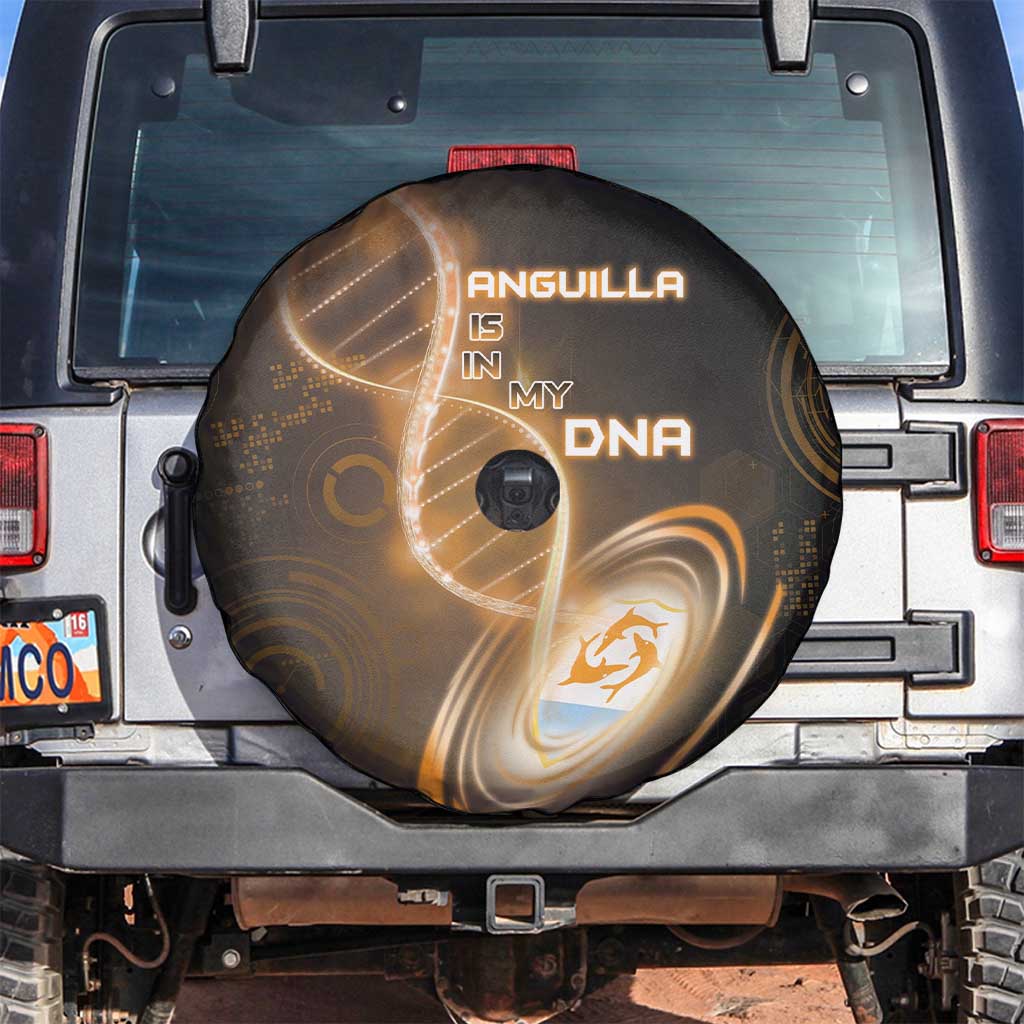 Anguilla Is In My DNA Spare Tire Cover - Wonder Print Shop
