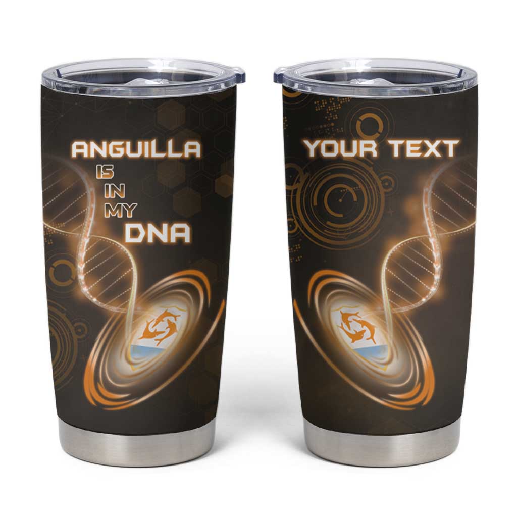 Personalized Anguilla Is In My DNA Tumbler Cup - Wonder Print Shop
