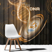 Anguilla Is In My DNA Window Curtain - Wonder Print Shop