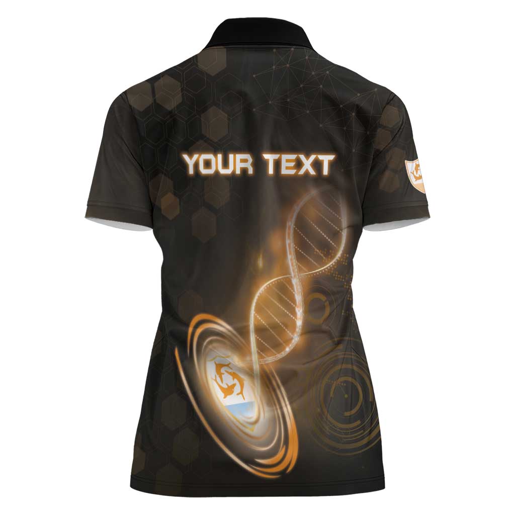 Personalized Anguilla Is In My DNA Women Polo Shirt - Wonder Print Shop