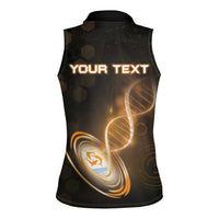 Personalized Anguilla Is In My DNA Women Sleeveless Polo Shirt - Wonder Print Shop