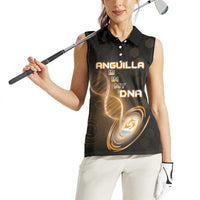Personalized Anguilla Is In My DNA Women Sleeveless Polo Shirt - Wonder Print Shop