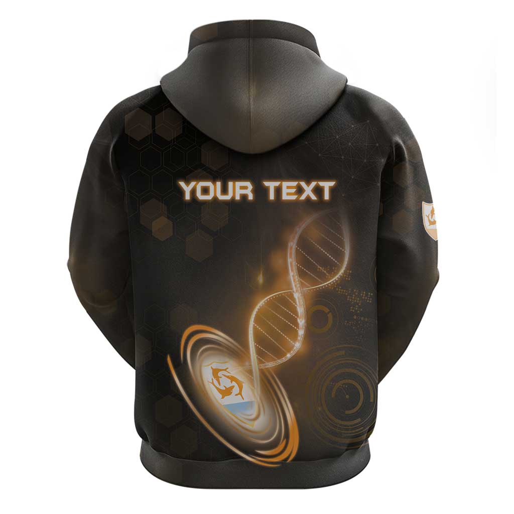 Personalized Anguilla Is In My DNA Zip Hoodie - Wonder Print Shop