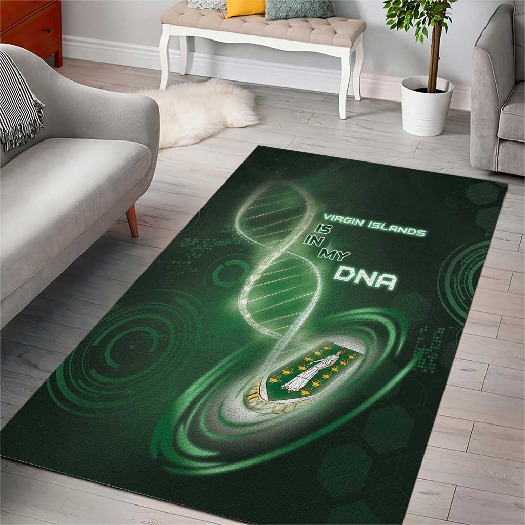 The British Virgin Islands Is In My DNA Area Rug - Wonder Print Shop
