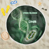 The British Virgin Islands Is In My DNA Beach Blanket - Wonder Print Shop