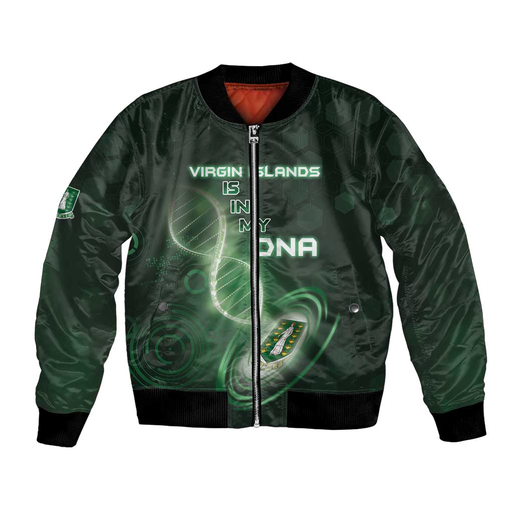Personalized The British Virgin Islands Is In My DNA Bomber Jacket - Wonder Print Shop