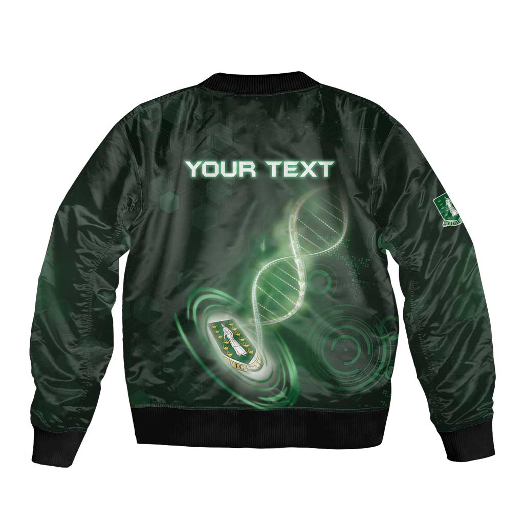 Personalized The British Virgin Islands Is In My DNA Bomber Jacket - Wonder Print Shop