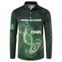 Personalized The British Virgin Islands Is In My DNA Button Sweatshirt - Wonder Print Shop