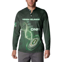 Personalized The British Virgin Islands Is In My DNA Button Sweatshirt - Wonder Print Shop