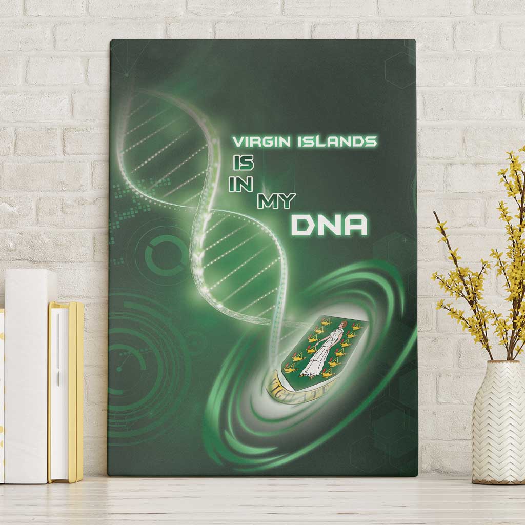 The British Virgin Islands Is In My DNA Canvas Wall Art - Wonder Print Shop