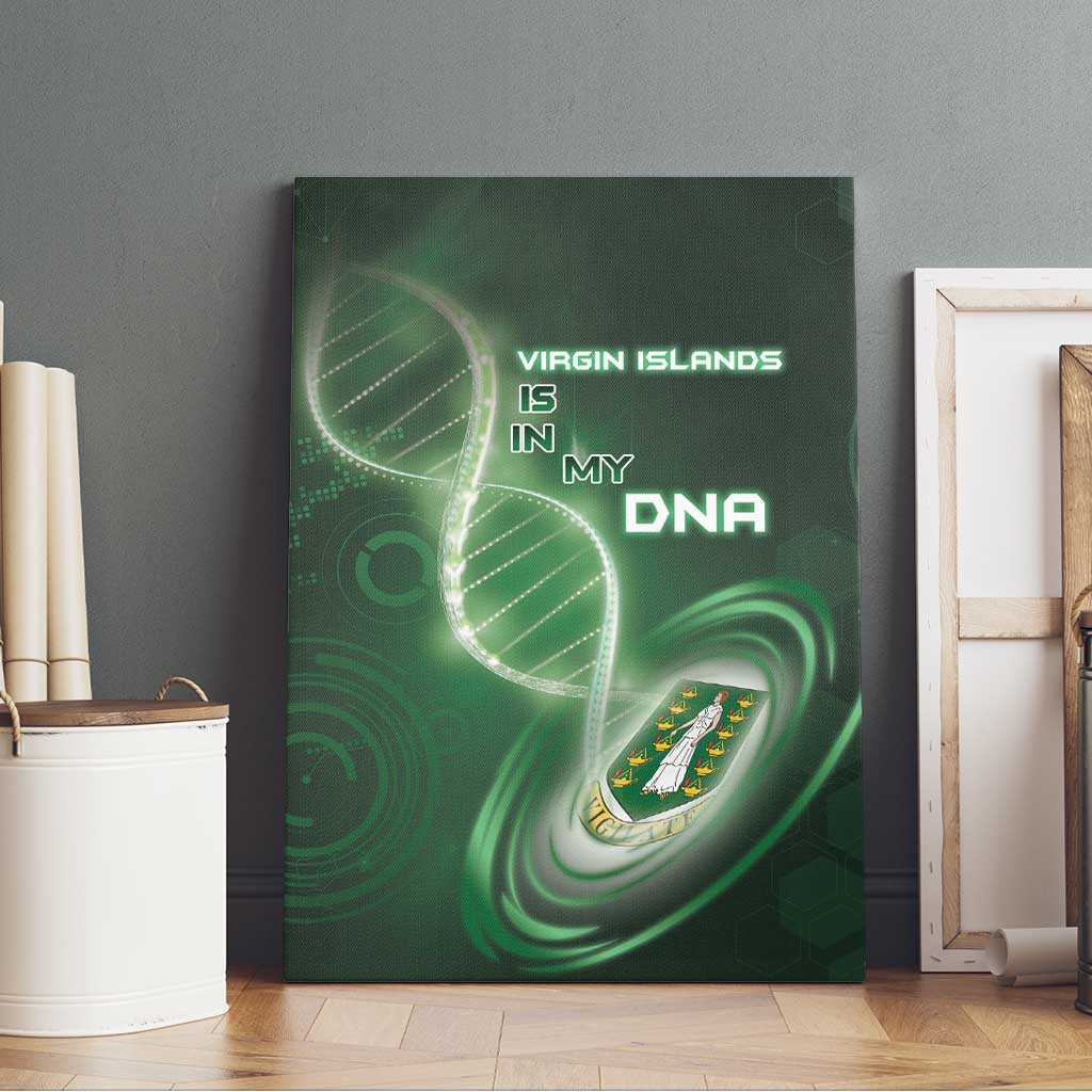 The British Virgin Islands Is In My DNA Canvas Wall Art - Wonder Print Shop