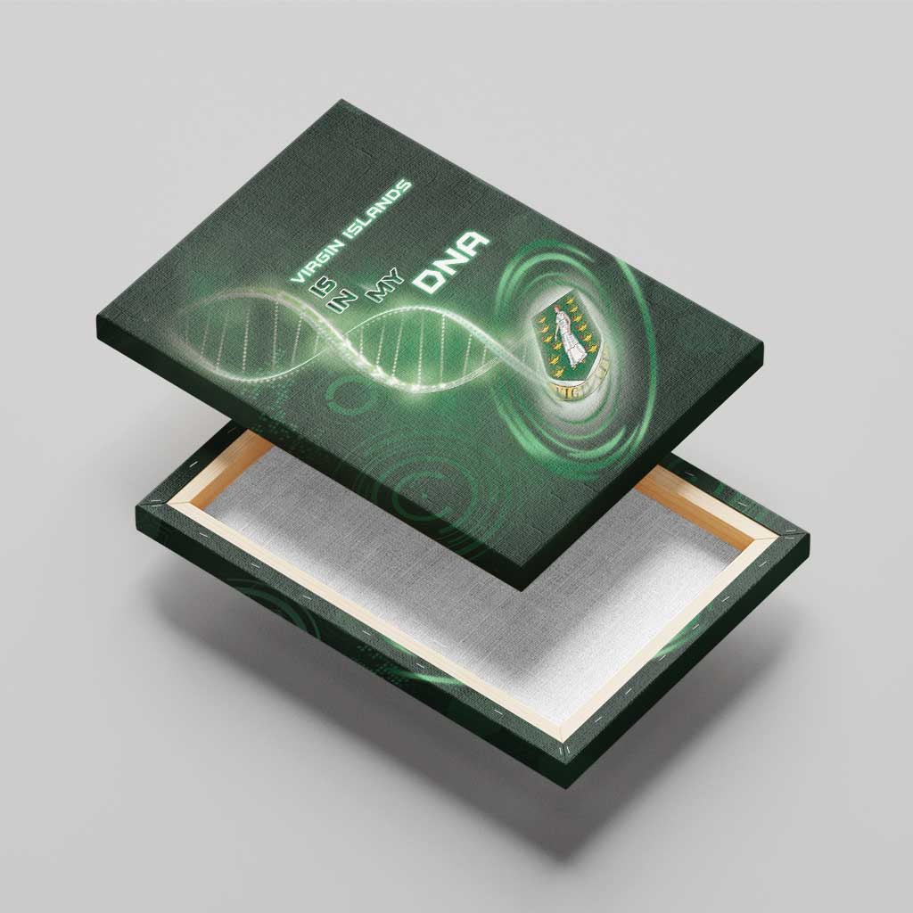 The British Virgin Islands Is In My DNA Canvas Wall Art - Wonder Print Shop