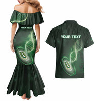Personalized The British Virgin Islands Is In My DNA Couples Matching Mermaid Dress and Hawaiian Shirt - Wonder Print Shop