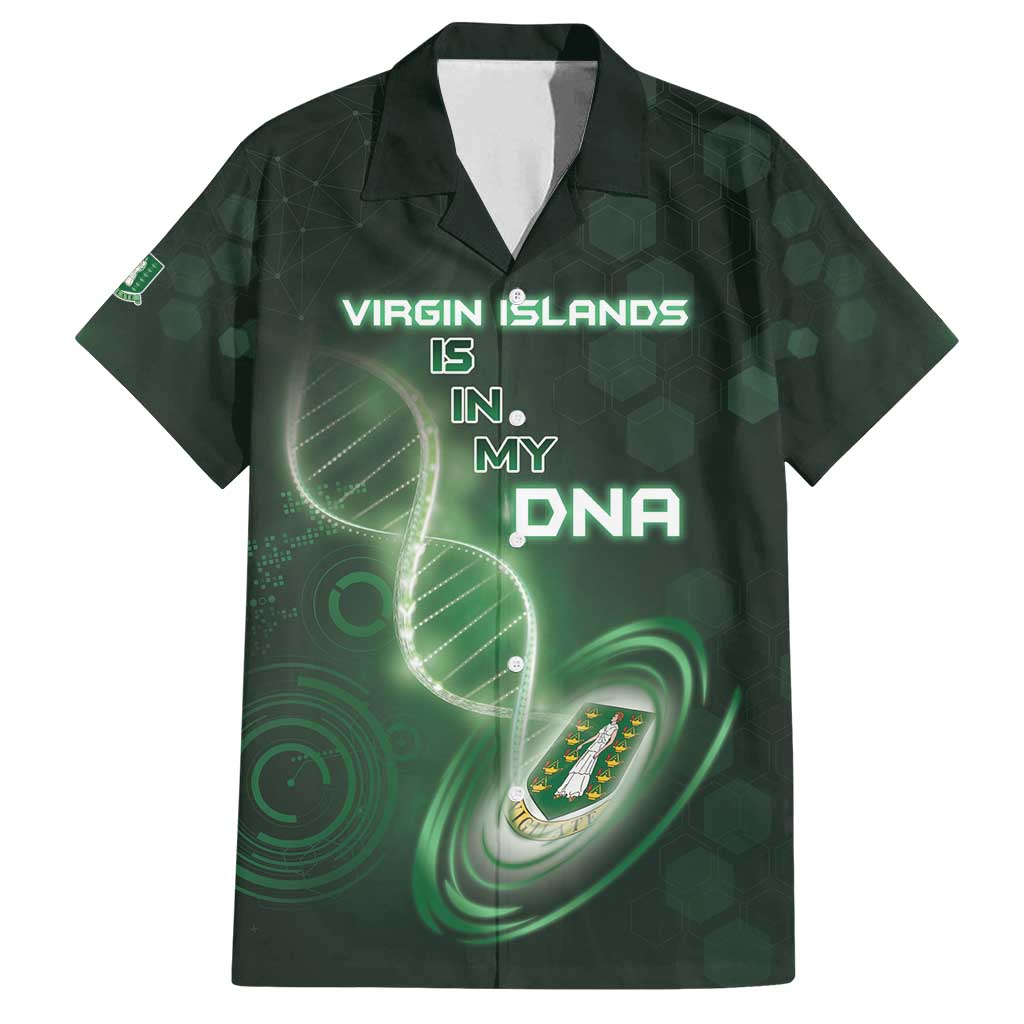 Personalized The British Virgin Islands Is In My DNA Family Matching Long Sleeve Bodycon Dress and Hawaiian Shirt - Wonder Print Shop