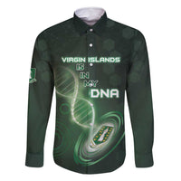 Personalized The British Virgin Islands Is In My DNA Family Matching Long Sleeve Bodycon Dress and Hawaiian Shirt - Wonder Print Shop