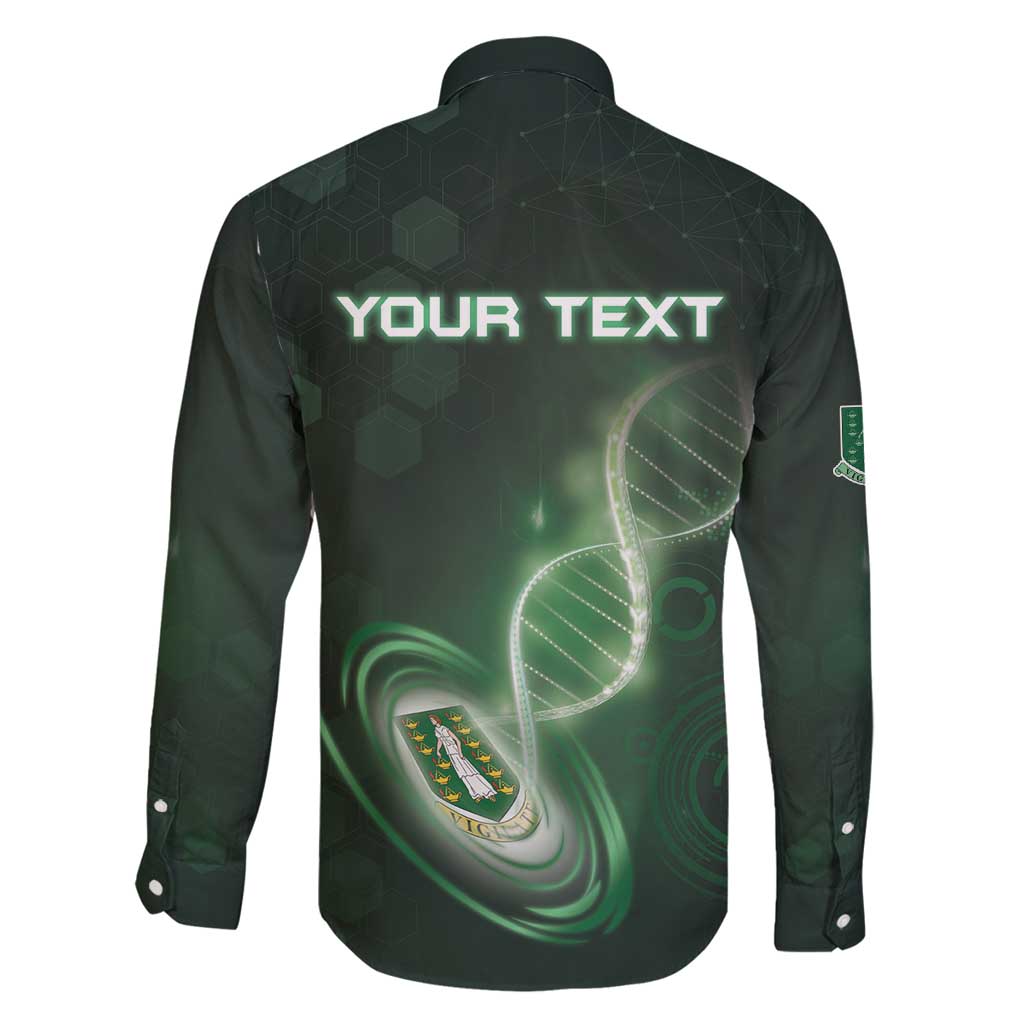 Personalized The British Virgin Islands Is In My DNA Family Matching Long Sleeve Bodycon Dress and Hawaiian Shirt - Wonder Print Shop
