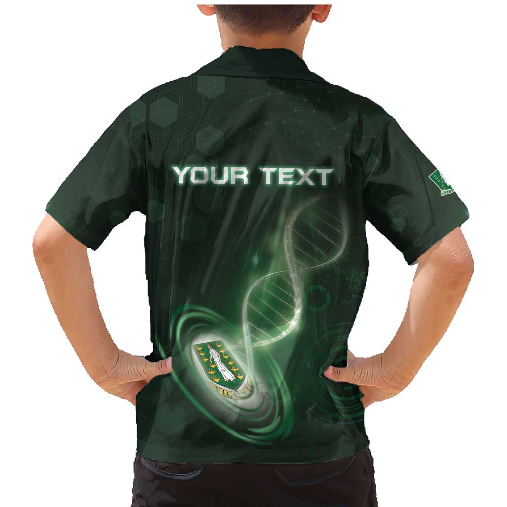 Personalized The British Virgin Islands Is In My DNA Family Matching Mermaid Dress and Hawaiian Shirt - Wonder Print Shop