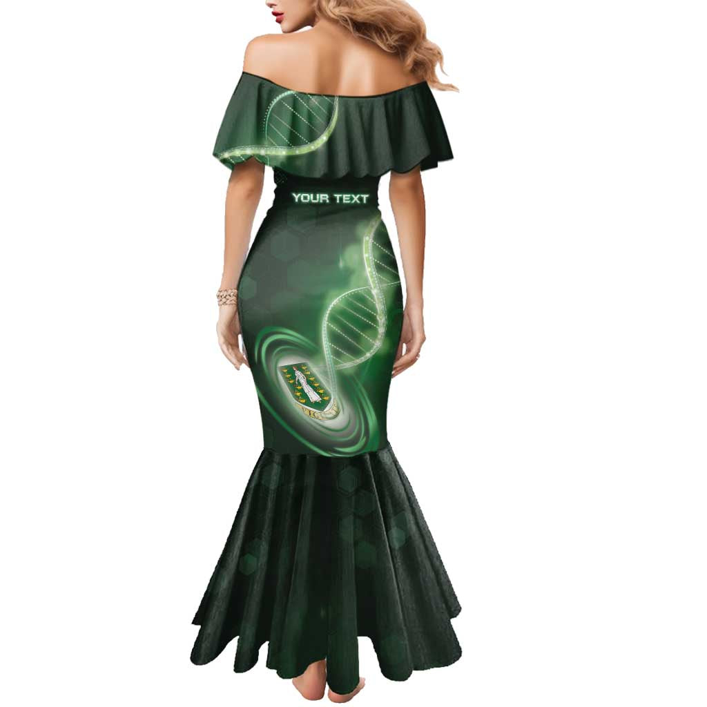 Personalized The British Virgin Islands Is In My DNA Family Matching Mermaid Dress and Hawaiian Shirt - Wonder Print Shop