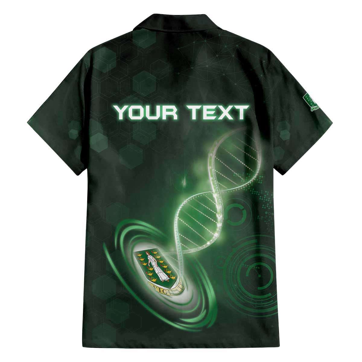 Personalized The British Virgin Islands Is In My DNA Family Matching Off The Shoulder Long Sleeve Dress and Hawaiian Shirt - Wonder Print Shop