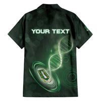 Personalized The British Virgin Islands Is In My DNA Family Matching Off The Shoulder Long Sleeve Dress and Hawaiian Shirt - Wonder Print Shop