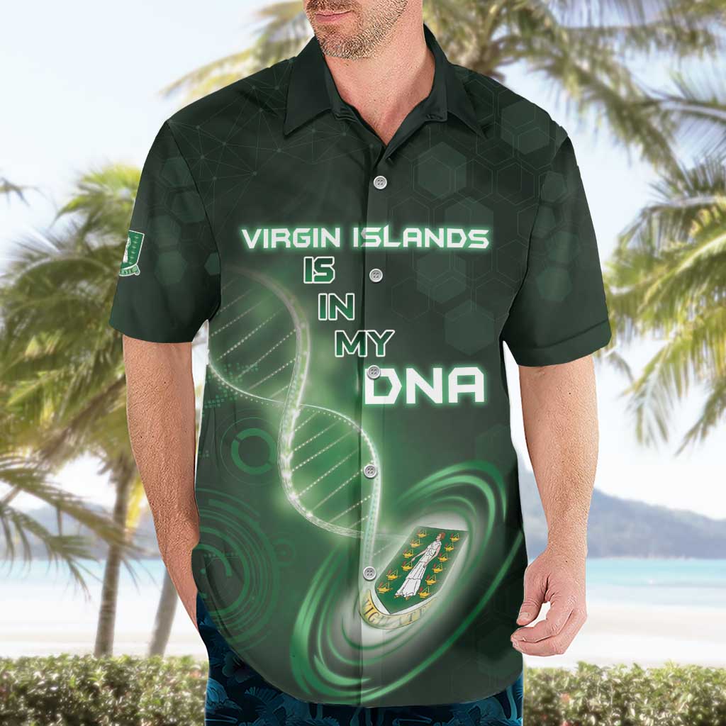 Personalized The British Virgin Islands Is In My DNA Hawaiian Shirt - Wonder Print Shop