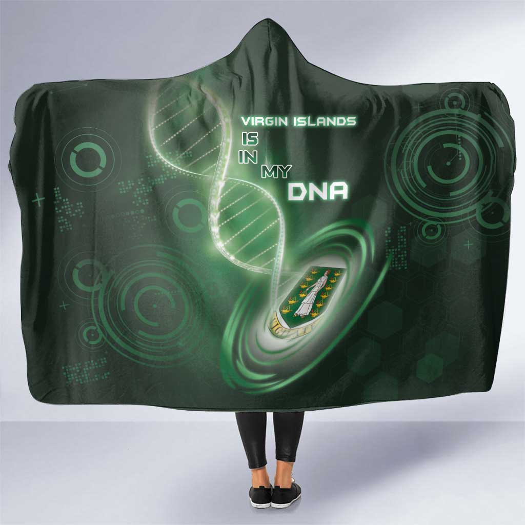 The British Virgin Islands Is In My DNA Hooded Blanket - Wonder Print Shop