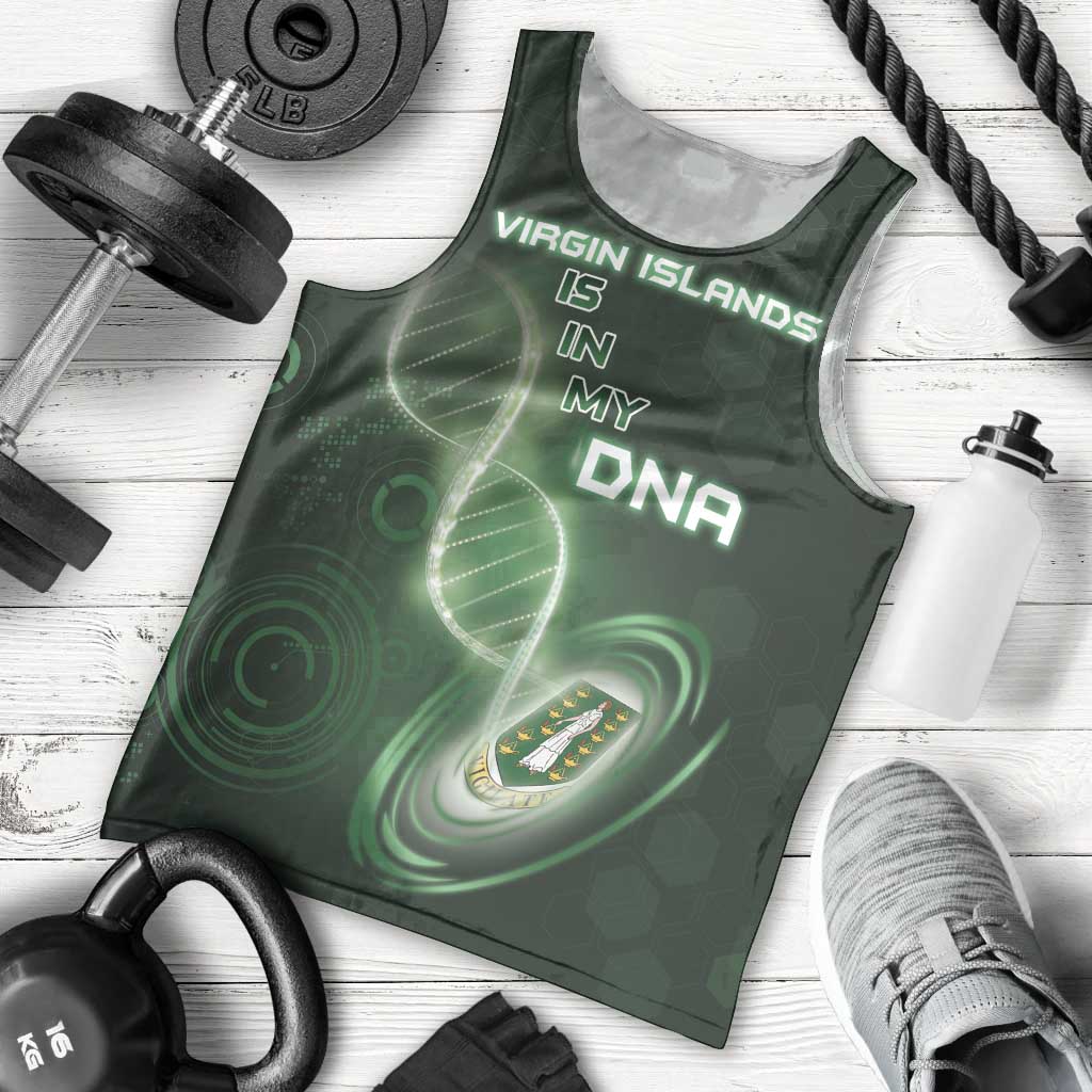 Personalized The British Virgin Islands Is In My DNA Men Tank Top - Wonder Print Shop