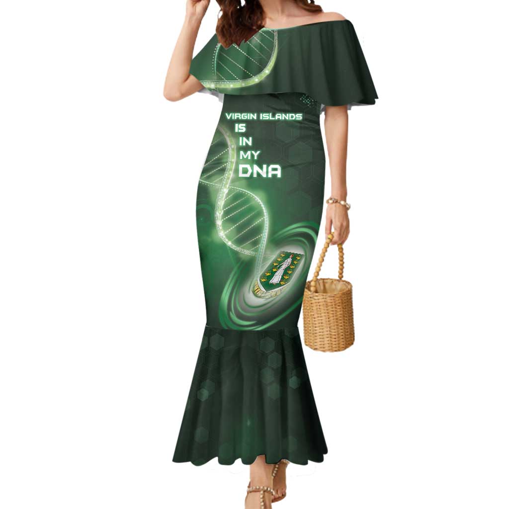 Personalized The British Virgin Islands Is In My DNA Mermaid Dress - Wonder Print Shop