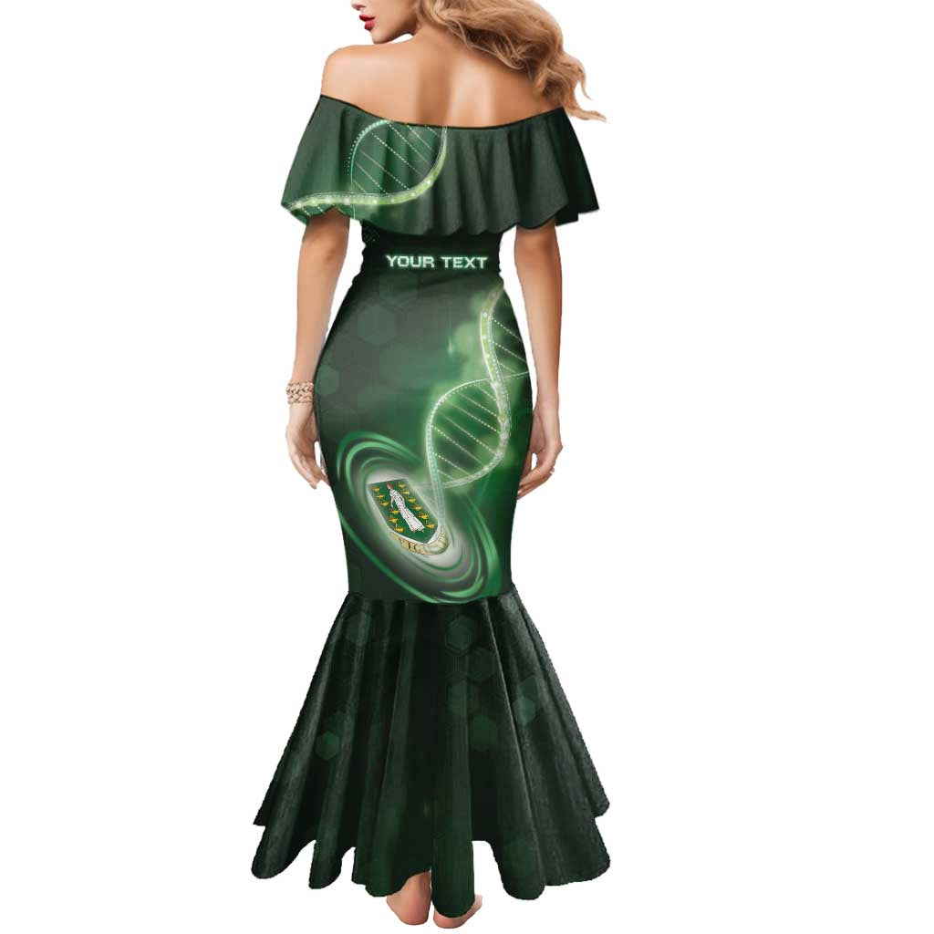 Personalized The British Virgin Islands Is In My DNA Mermaid Dress - Wonder Print Shop