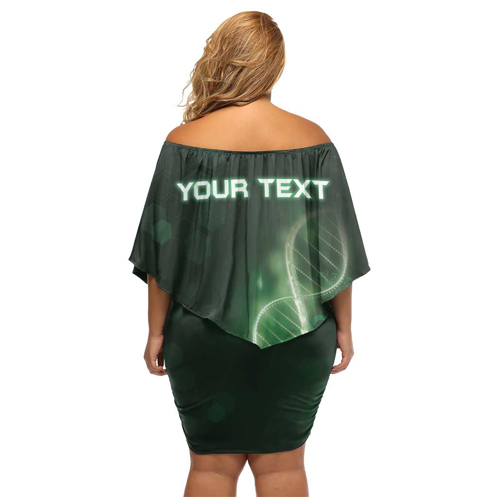 Personalized The British Virgin Islands Is In My DNA Off Shoulder Short Dress - Wonder Print Shop