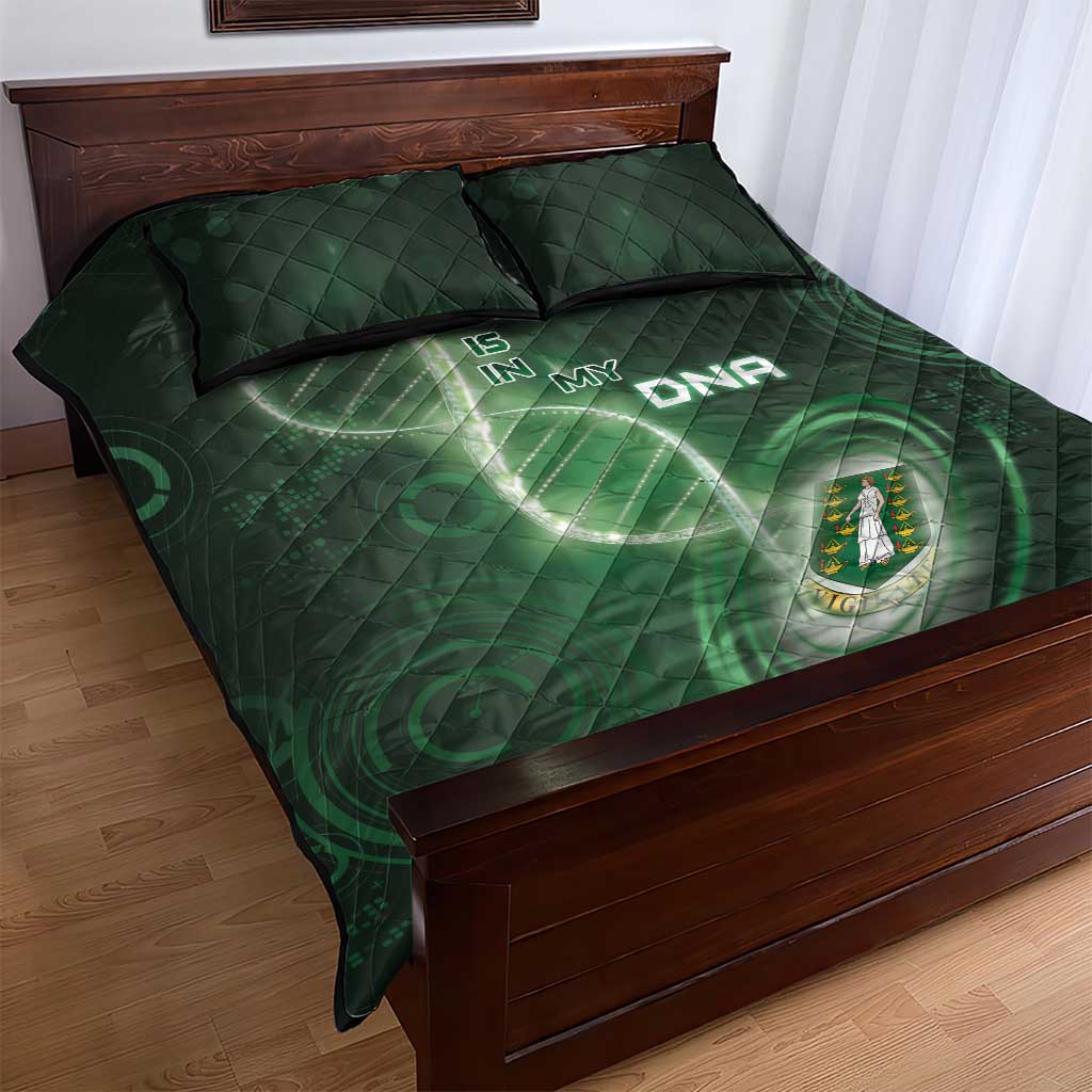 The British Virgin Islands Is In My DNA Quilt Bed Set - Wonder Print Shop