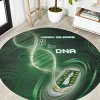 The British Virgin Islands Is In My DNA Round Carpet - Wonder Print Shop