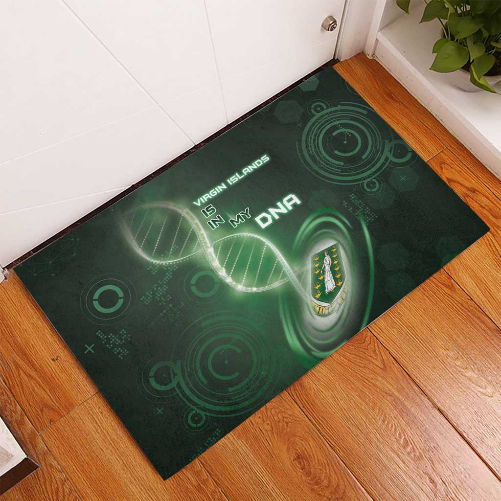 The British Virgin Islands Is In My DNA Rubber Doormat - Wonder Print Shop