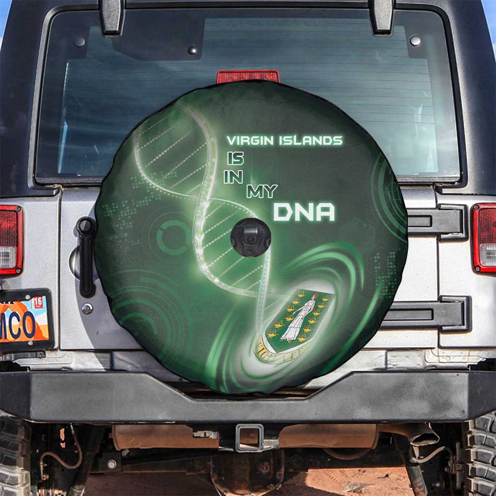 The British Virgin Islands Is In My DNA Spare Tire Cover - Wonder Print Shop